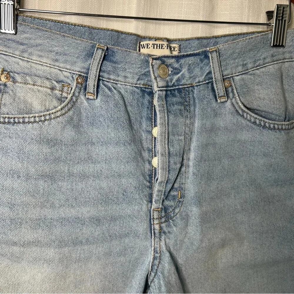 Free People We The Free 90's Short Mid Rise Jean Shorts - Picture 3 of 6